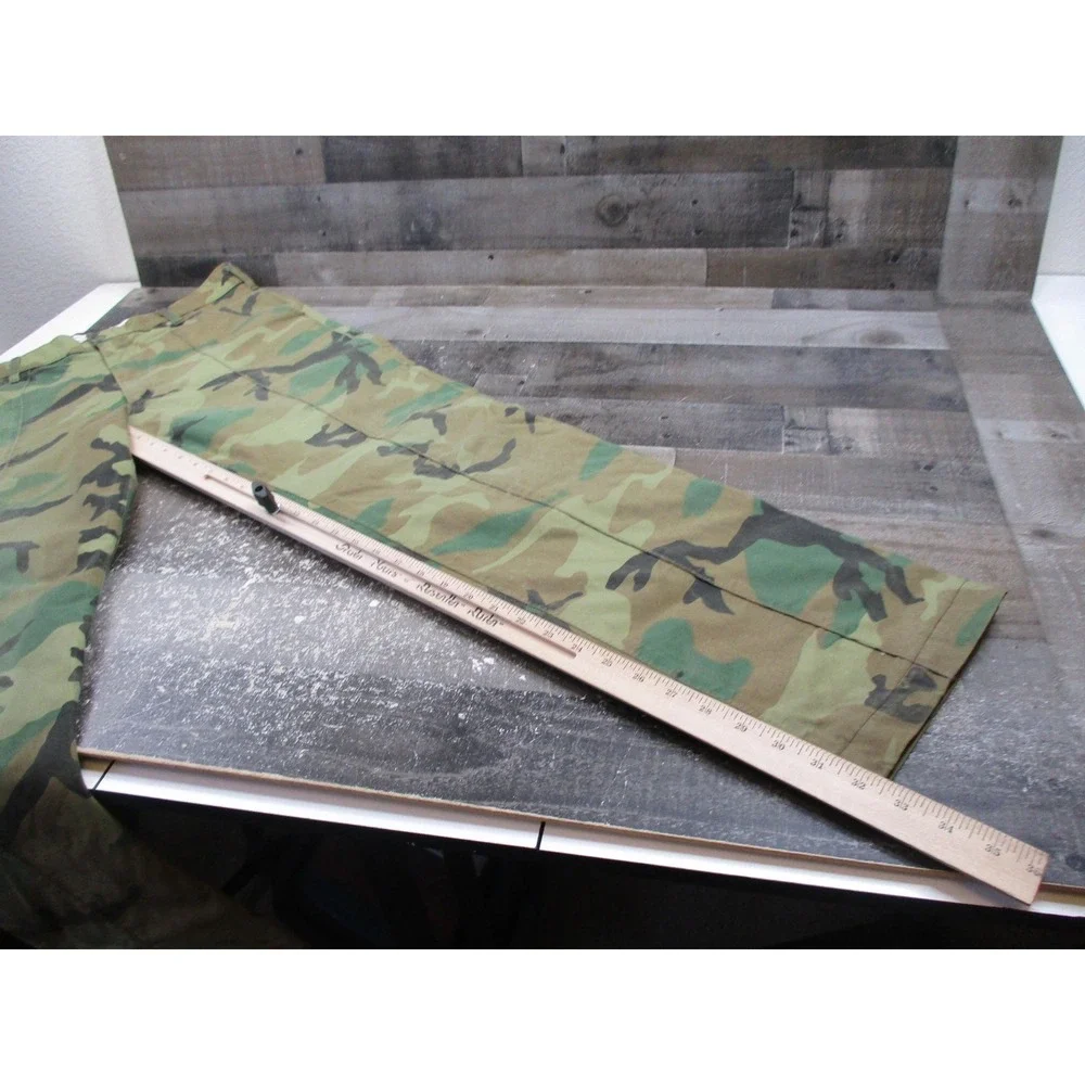 Cabelas Pants Mens 36 Green Woodland Camo Goretex Nylon Outdoor Hunting USA Made